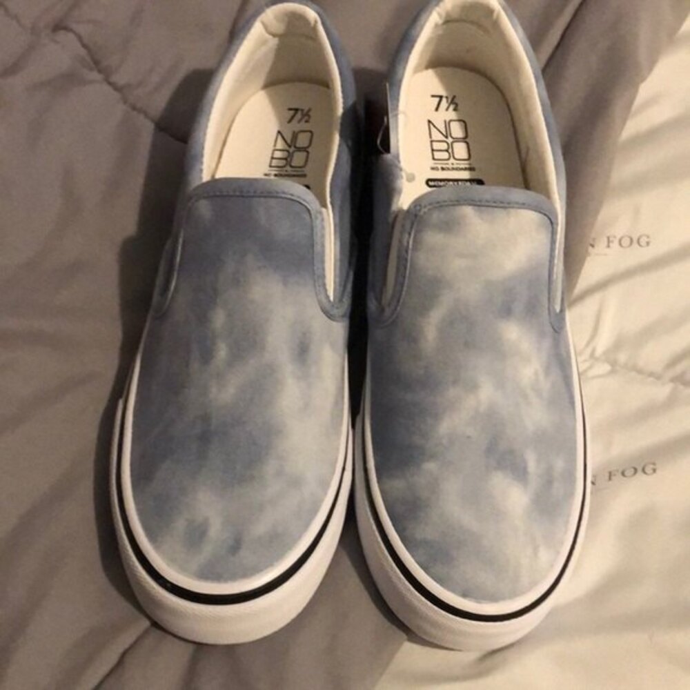 NOBO no boundaries memory foam slide ons size 7.5